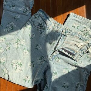 Wild Fable Floral 90s Baggy Jeans